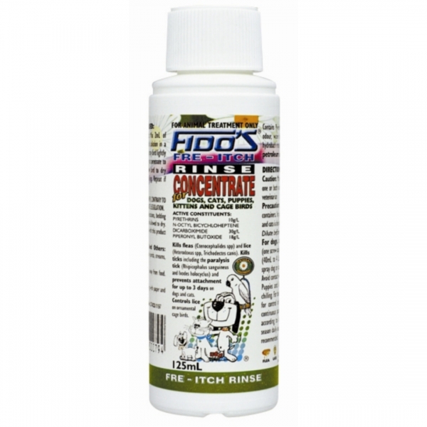 Fido's Fre-Itch Rinse Concentrate 120ml