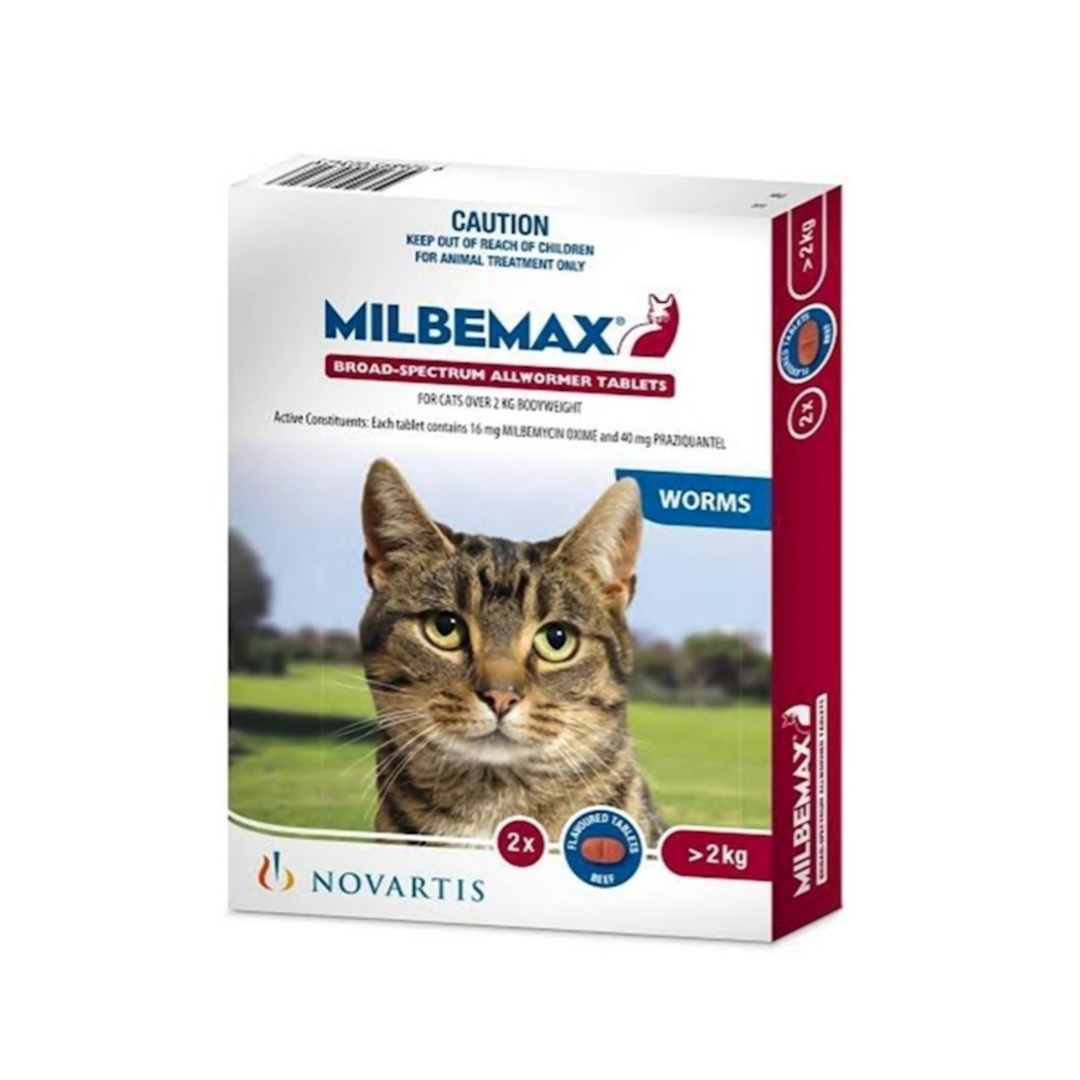 Milbemax Large Cat 2 Pk