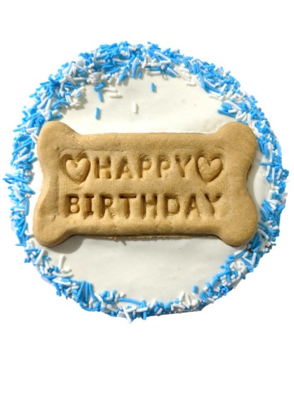 Birthday Cake Cookie Blue