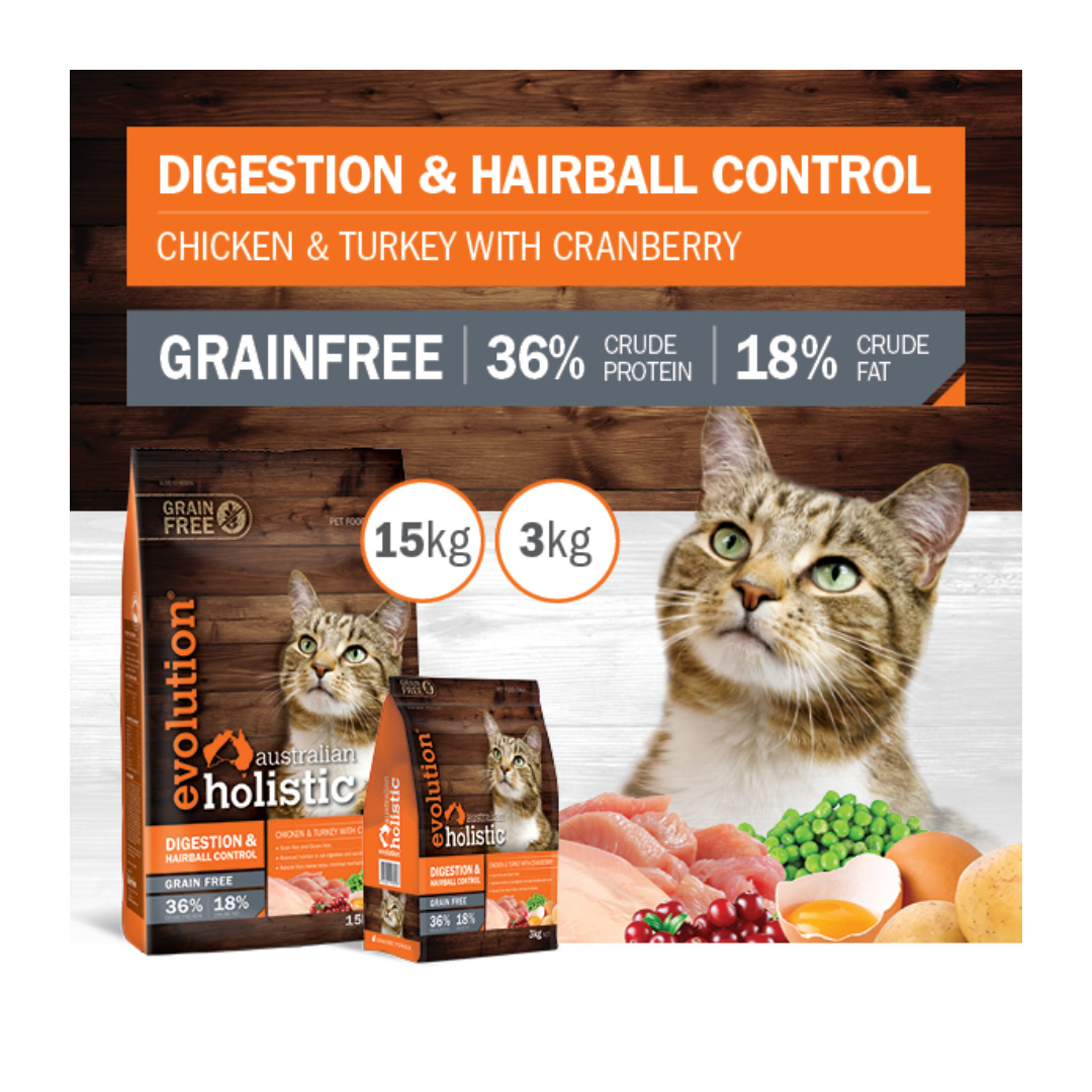 Digestion & Hairball Control Cat